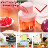 Scullery™Electric Mini Garlic Chopper 250ml Electric Vegetable Chopper